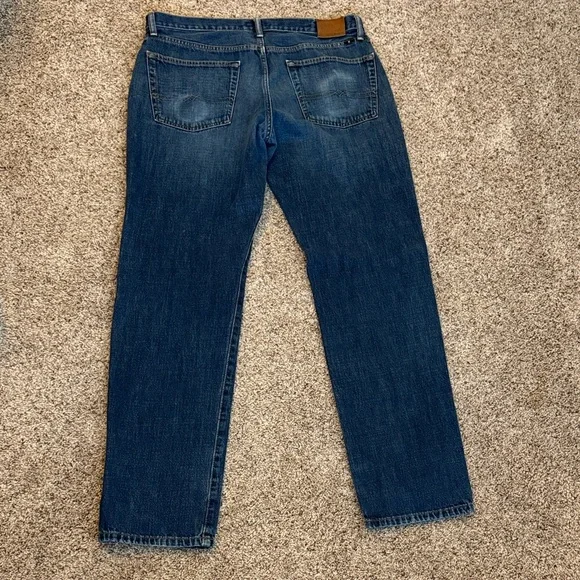 Lucky Brand Men's Medium Blue Straight Jeans - Picture 6 of 7